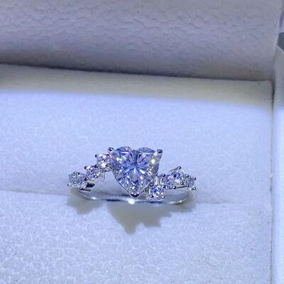 1 Carat Moissanite 925 Sterling Silver Ring - AllIn Computer