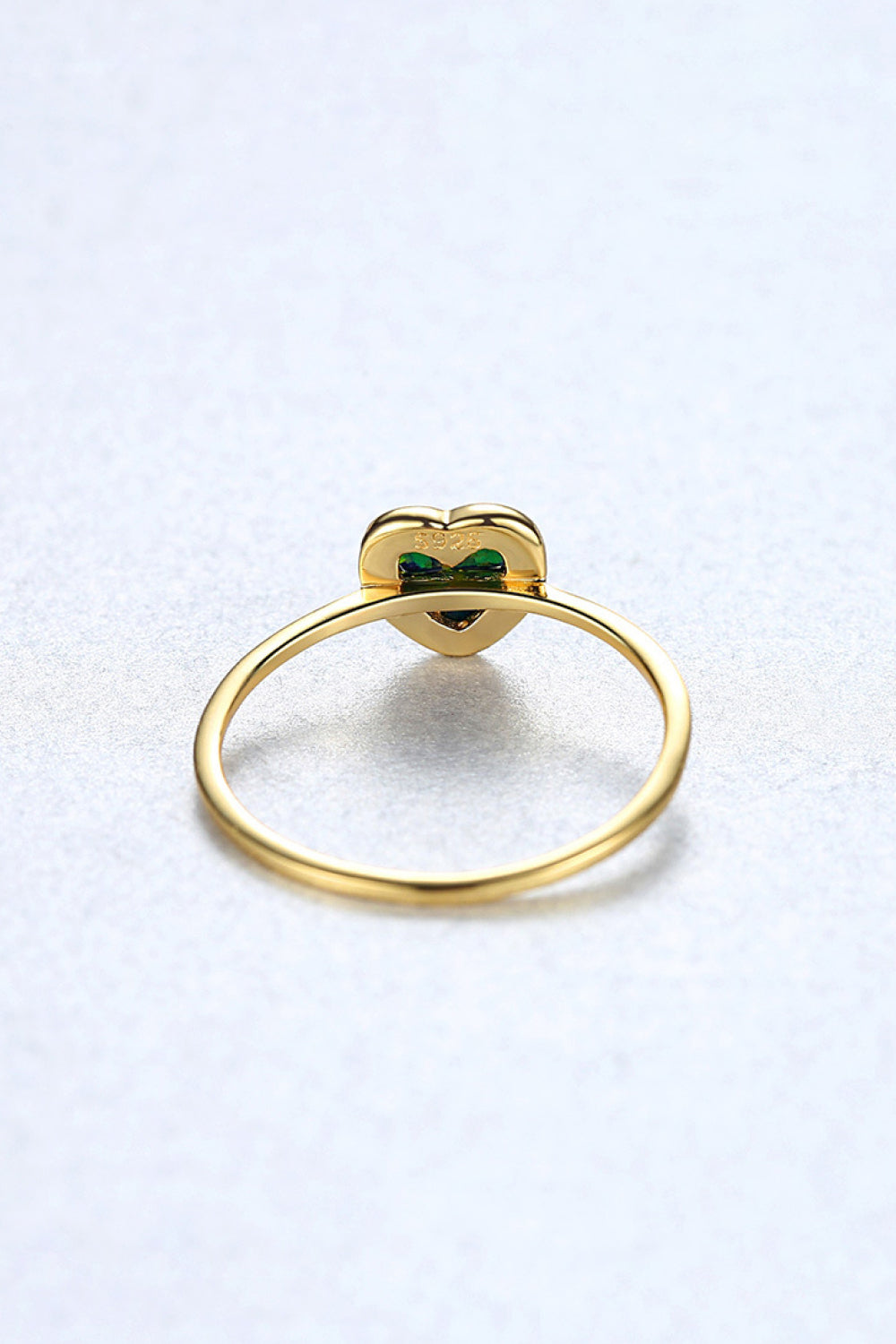 Opal Heart 925 Sterling Silver Ring - AllIn Computer
