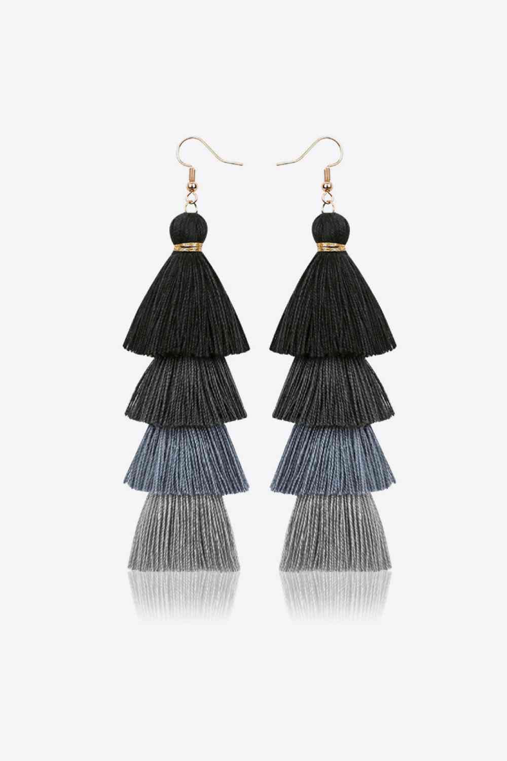 Layered Tassel Earrings - AllIn Computer