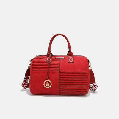 Nicole Lee USA Scallop Stitched Boston Bag - AllIn Computer