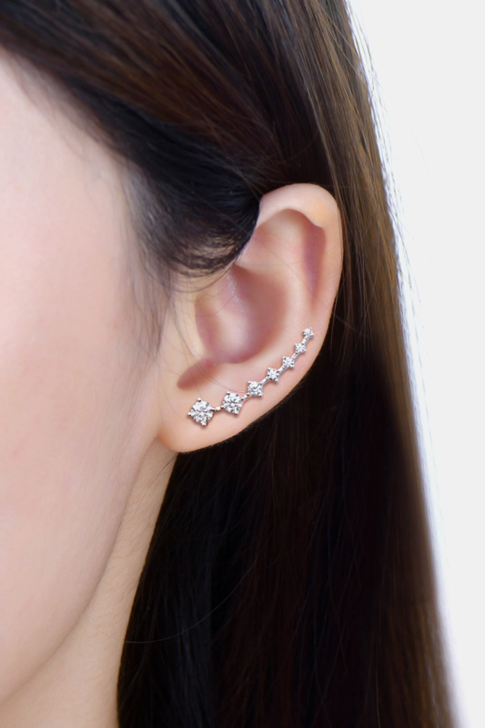 1.9 Carat Moissanite 925 Sterling Silver Earrings - AllIn Computer