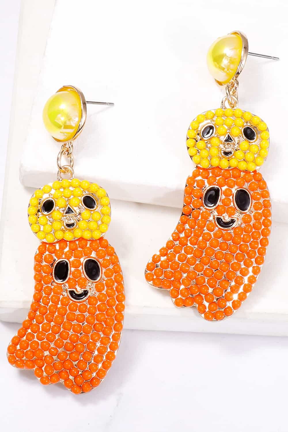 Halloween Ghost Shape Dangle Earrings - AllIn Computer