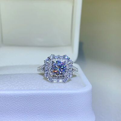 2 Carat Moissanite 925 Sterling Silver Ring - AllIn Computer