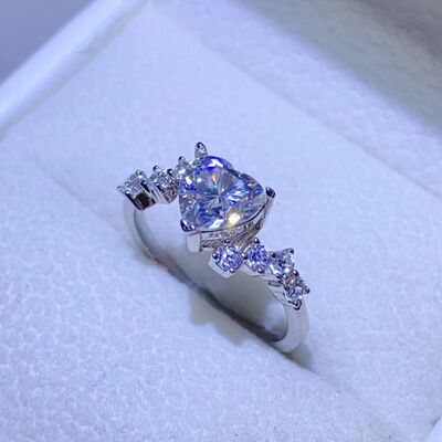 1 Carat Moissanite 925 Sterling Silver Ring - AllIn Computer