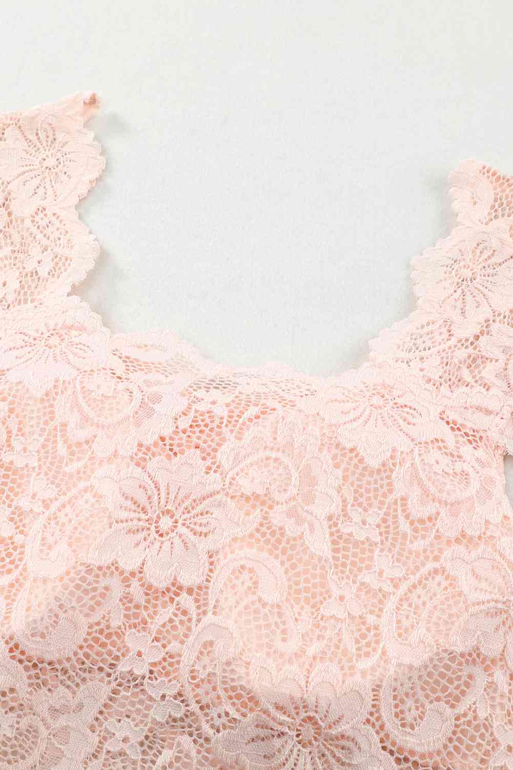 Ruched Sweetheart Neck Lace Bodysuit - AllIn Computer