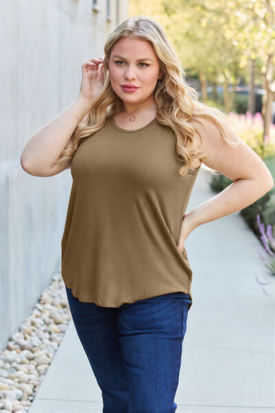Basic Bae Full Size Round Neck Tank - AllIn Computer