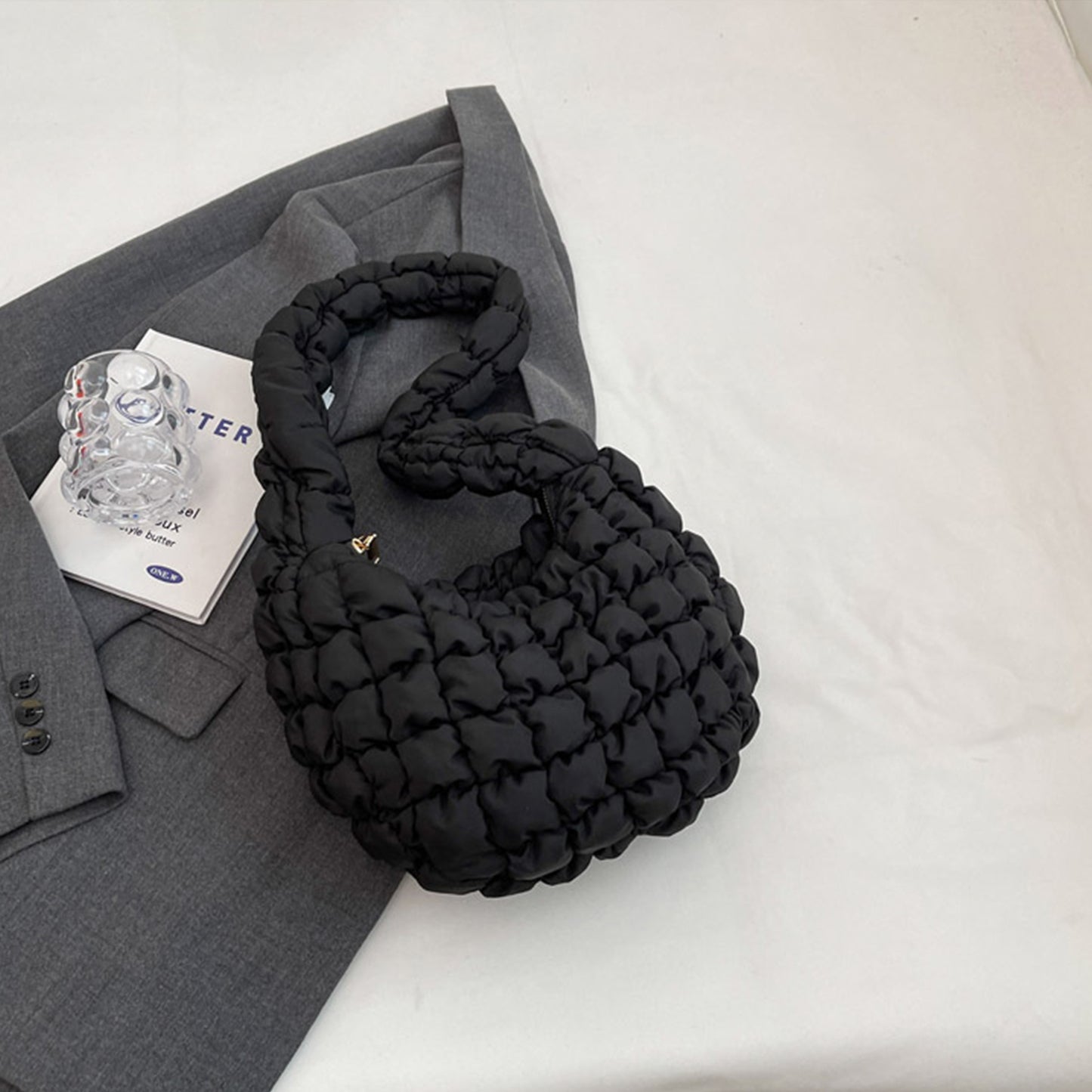 Quilted Shoulder Bag - AllIn Computer