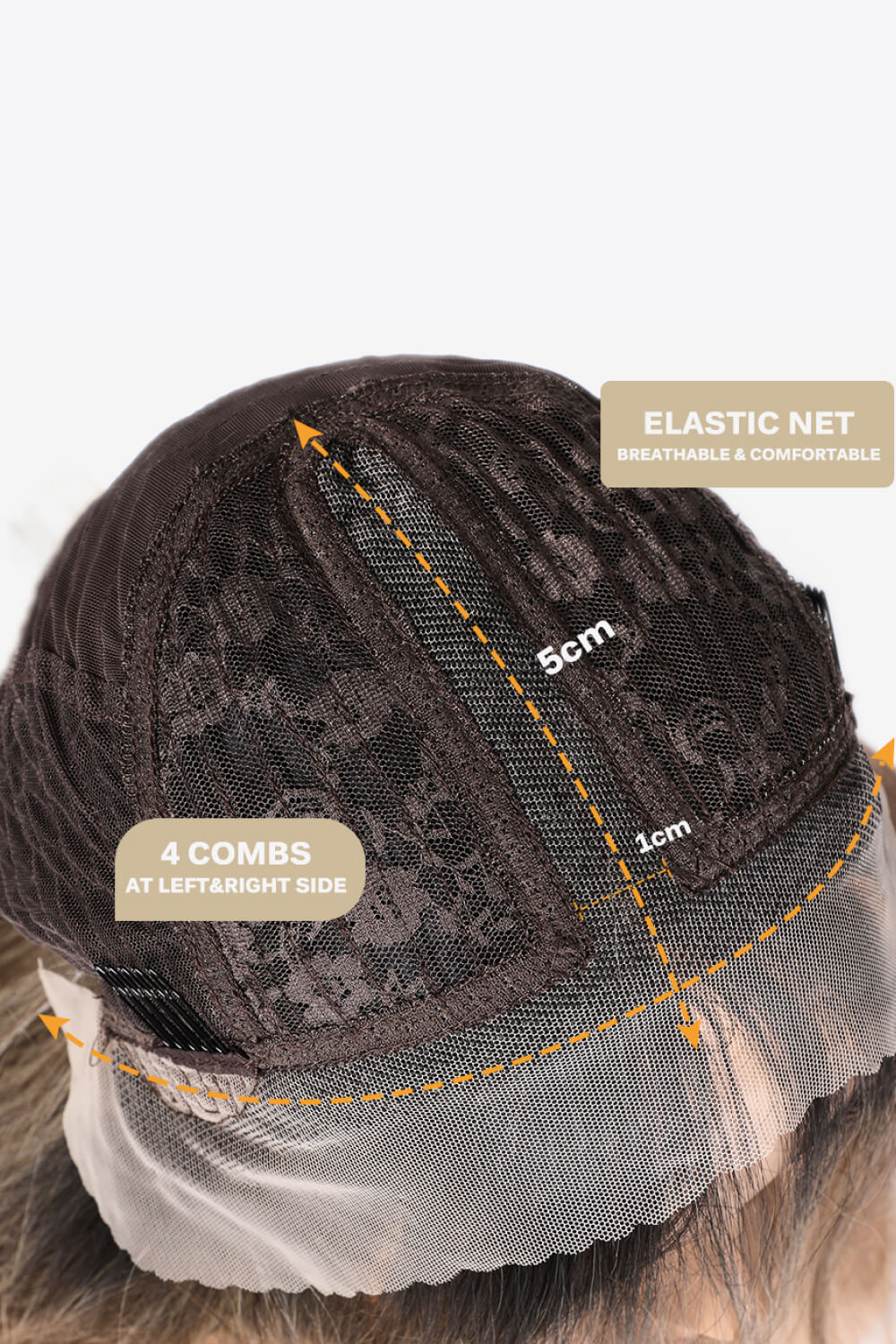 13*2" Wave Lace Front Synthetic Wigs in Gold 26" Long 150% Density - AllIn Computer