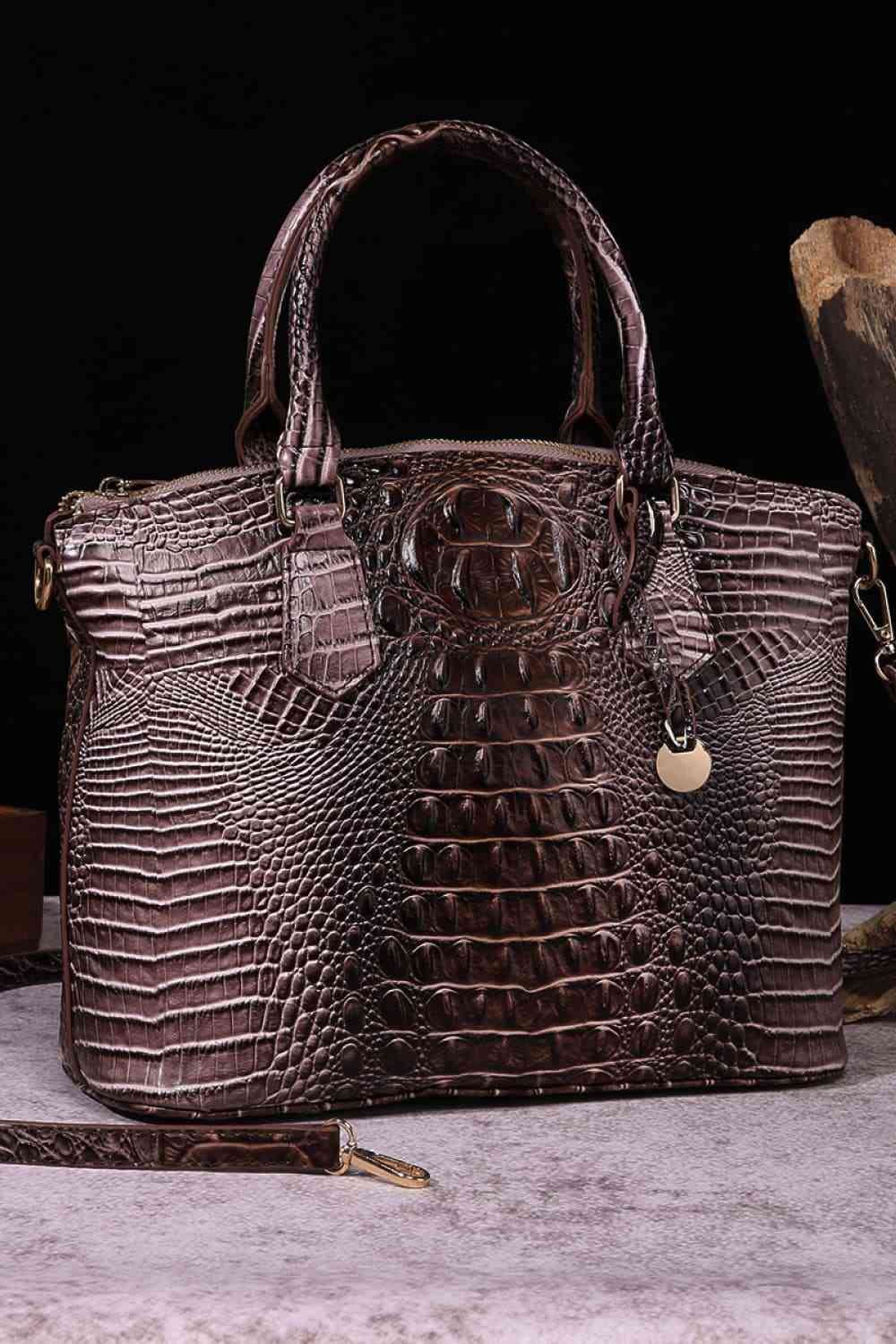 Gradient PU Leather Handbag - AllIn Computer