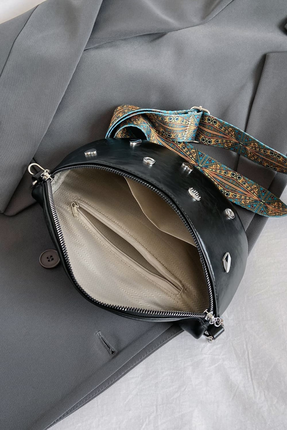 PU Leather Sling Bag - AllIn Computer