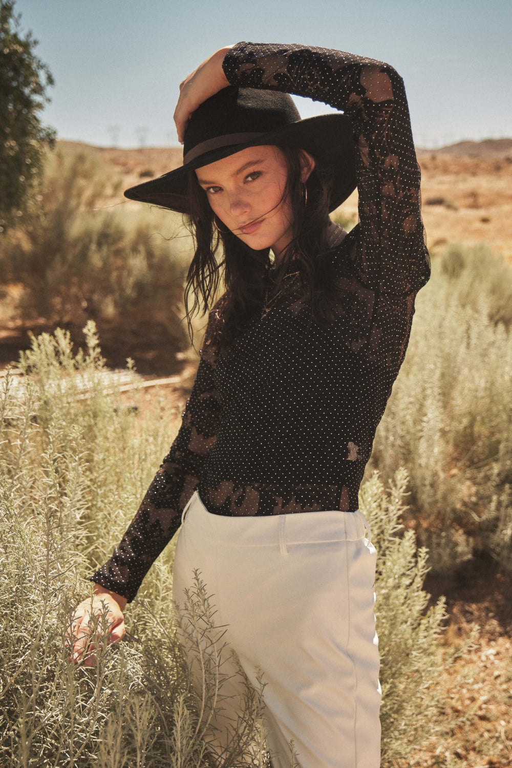 Ces Femme Floral Lace Mesh Bodysuit - AllIn Computer