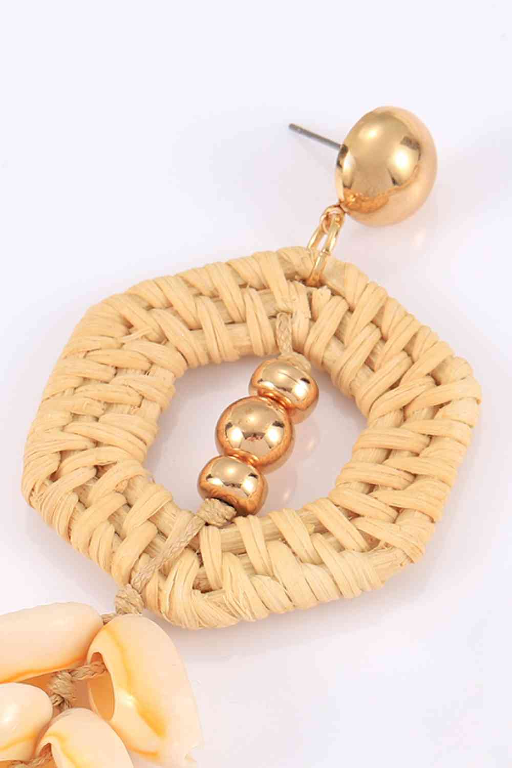 Tassel Shell Copper Earrings - AllIn Computer