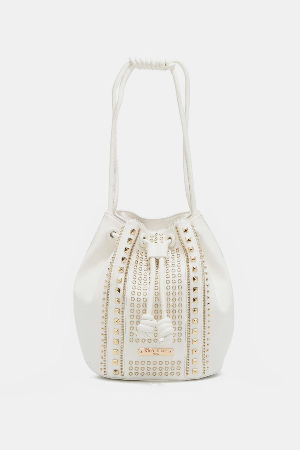Nicole Lee USA Amy Studded Bucket Bag - AllIn Computer