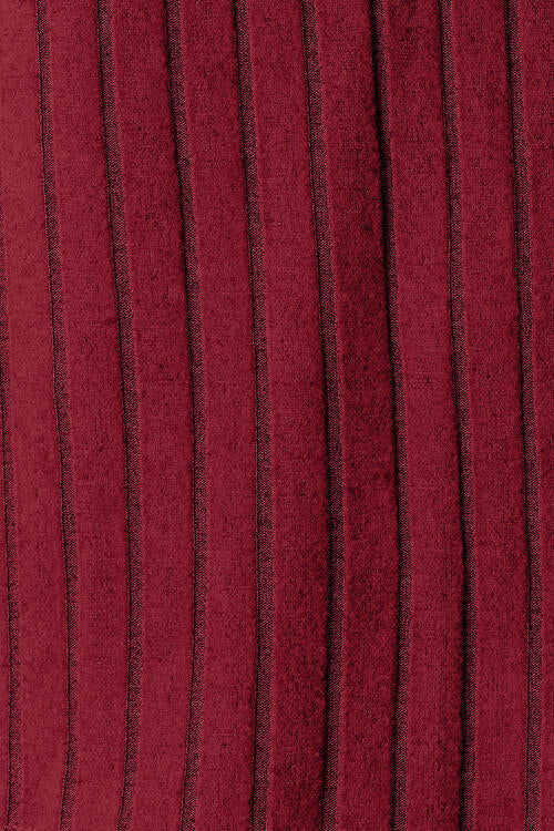 Basic Bae Full Size Ribbed Round Neck Long Sleeve Slit Top - AllIn Computer