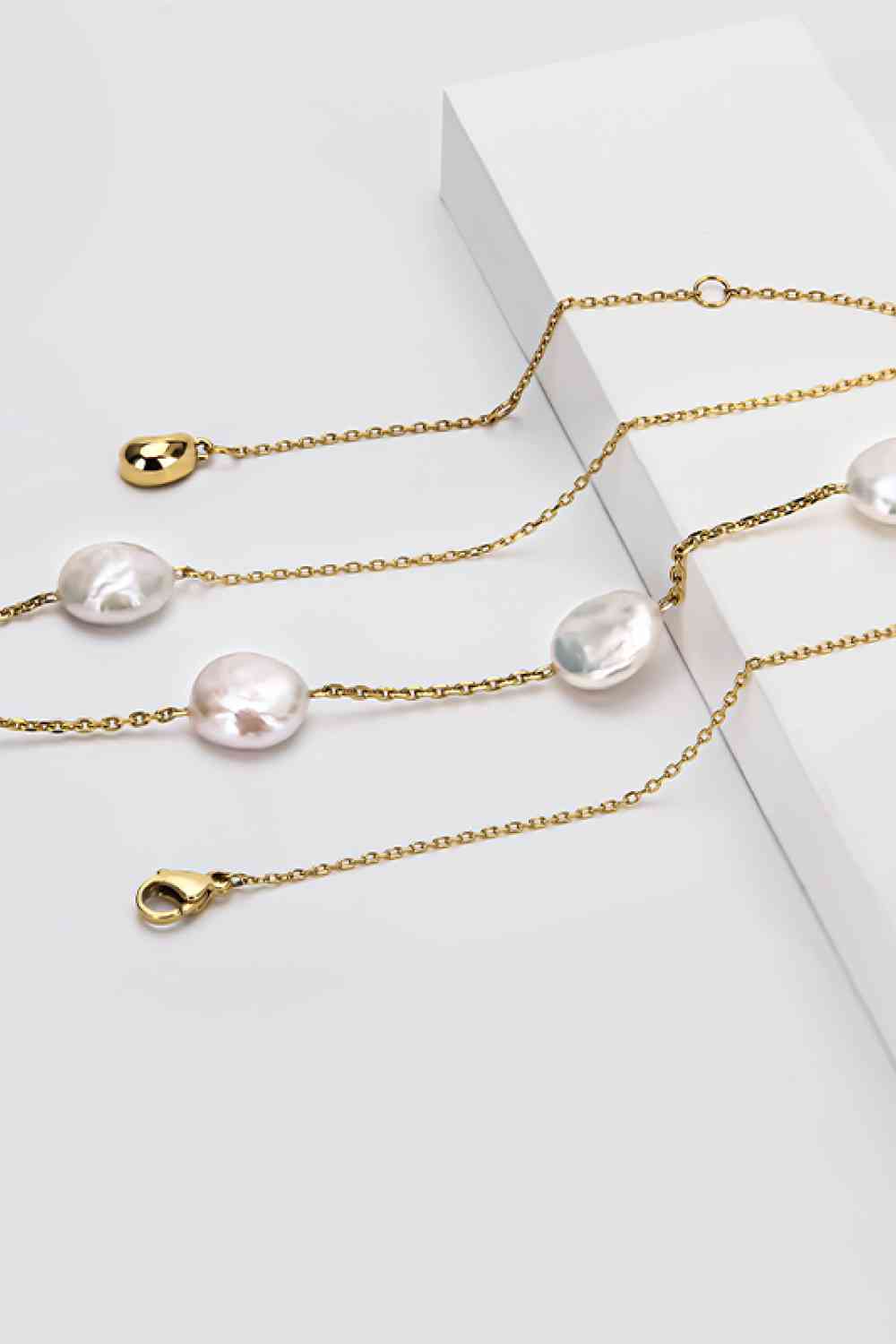 Freshwater Pearl Stainless Steel Necklace - AllIn Computer