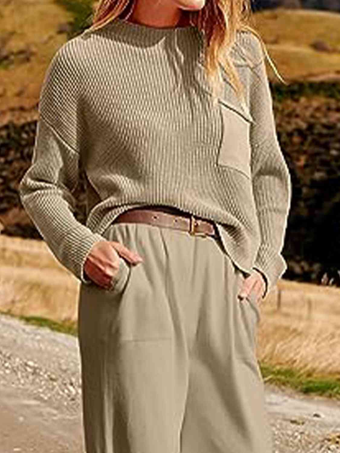 Knit Top and Joggers Set - AllIn Computer