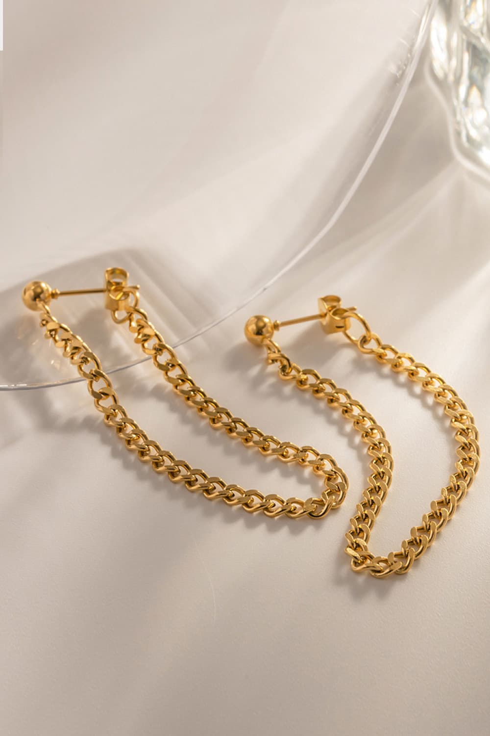 Stainless Steel Chain Earrings - AllIn Computer