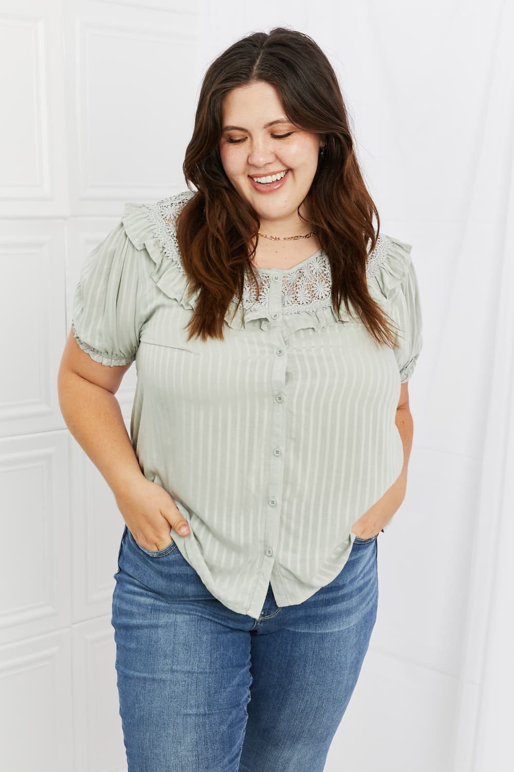 HEYSON Sweet Talk Full Size Short Sleeve Top - AllIn Computer