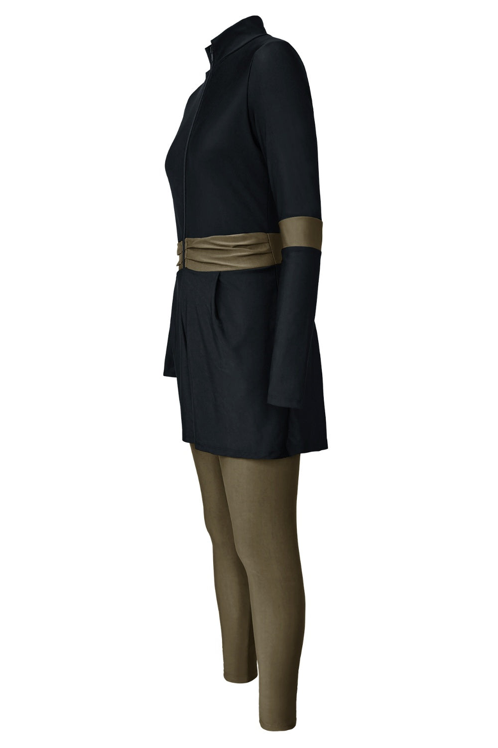 Zip Up Long Sleeve One-Piece Swimwear - AllIn Computer