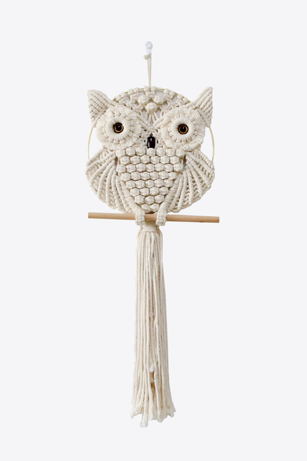 Hand-Woven Owl Macrame Hanging Wall Piece - AllIn Computer