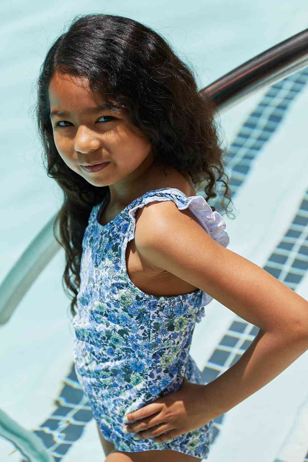 Marina West Swim Salty Air Round Neck One-Piece in Blue - AllIn Computer