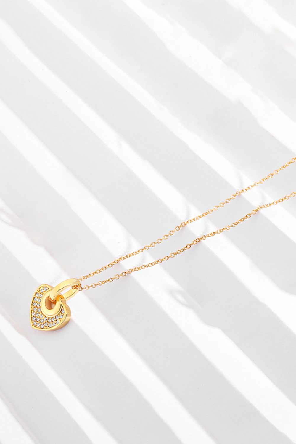 Crystal Heart Pendant Necklace - AllIn Computer