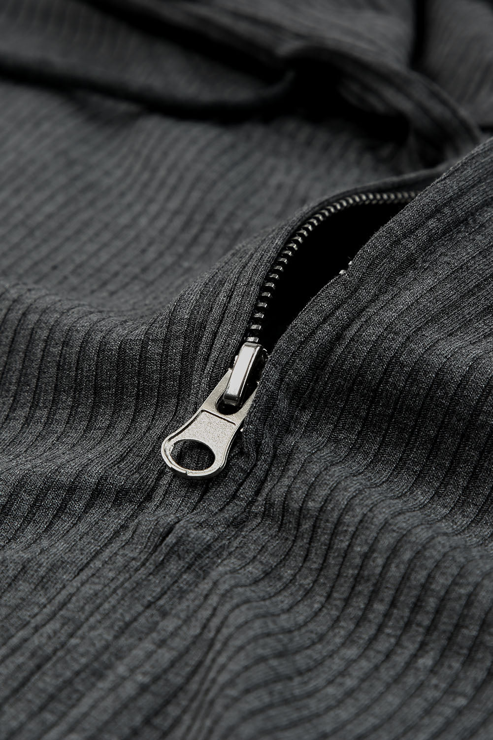 Drawstring Zip Up Sweatshirt and Shorts Set - AllIn Computer