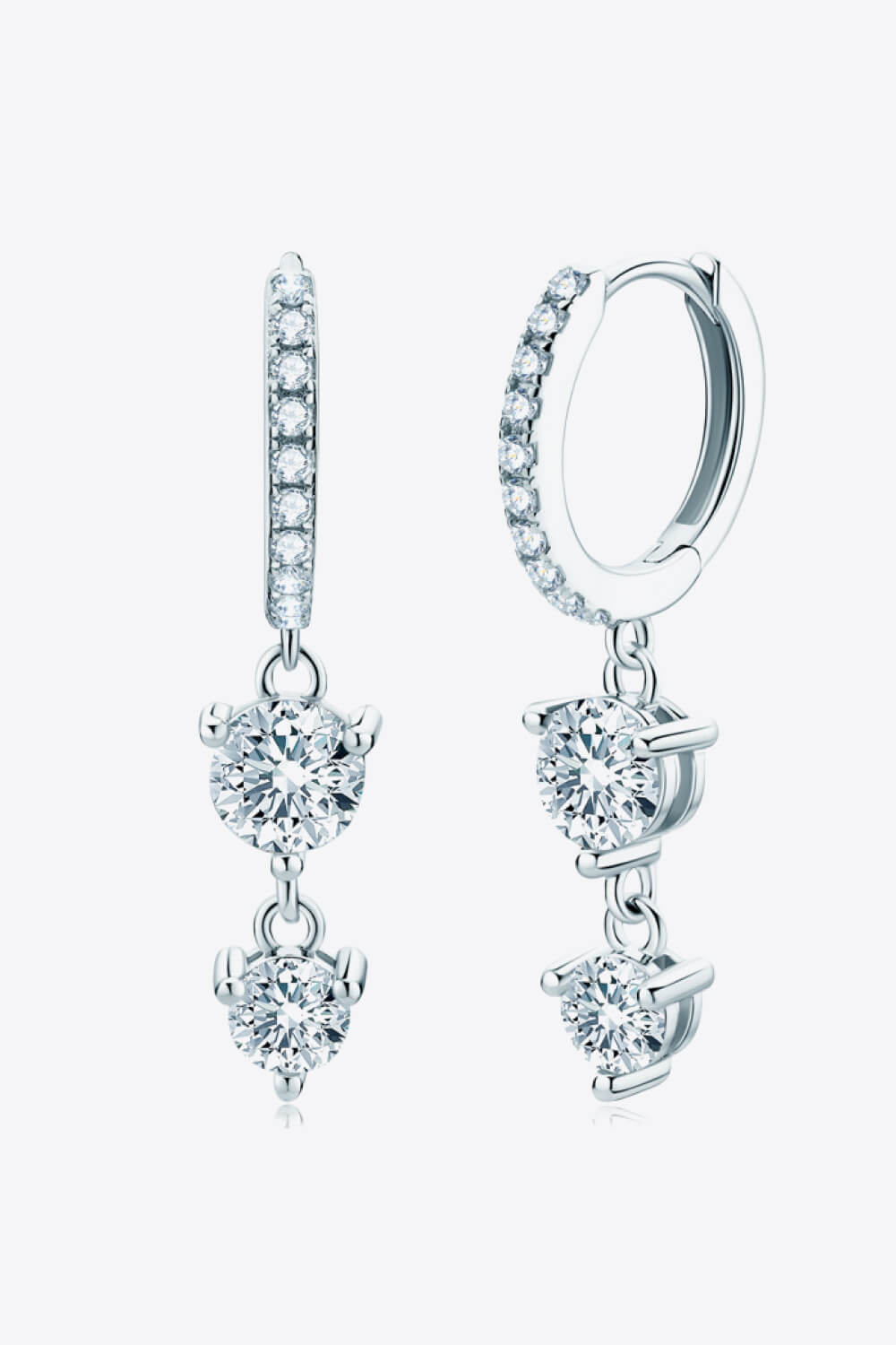 Adored Be The One Moissanite Drop Earrings - AllIn Computer