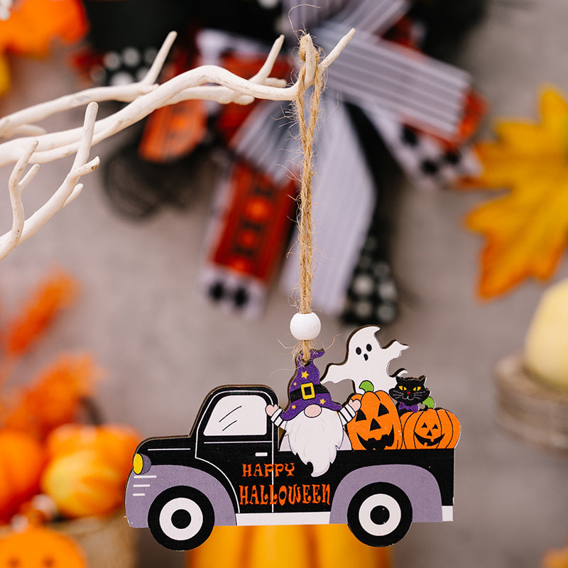 4-Piece Halloween Element Car-Shape Hanging Widgets - AllIn Computer