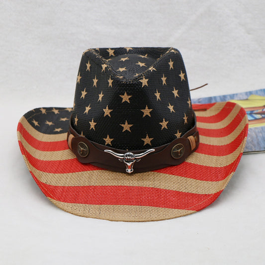 US Flag Print Paper Cloth Hat - AllIn Computer