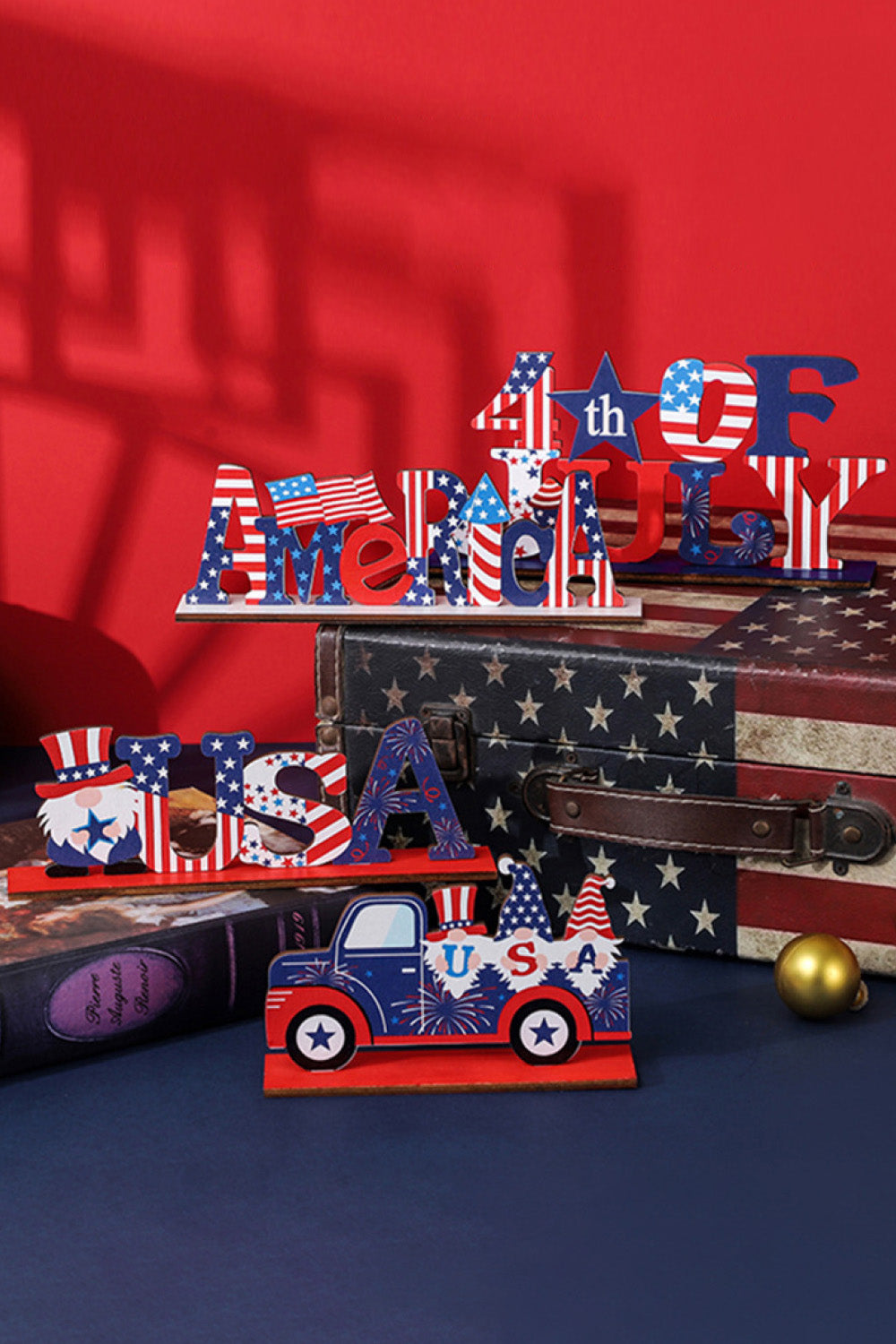 Independence Day Wood Decorative Ornament - AllIn Computer