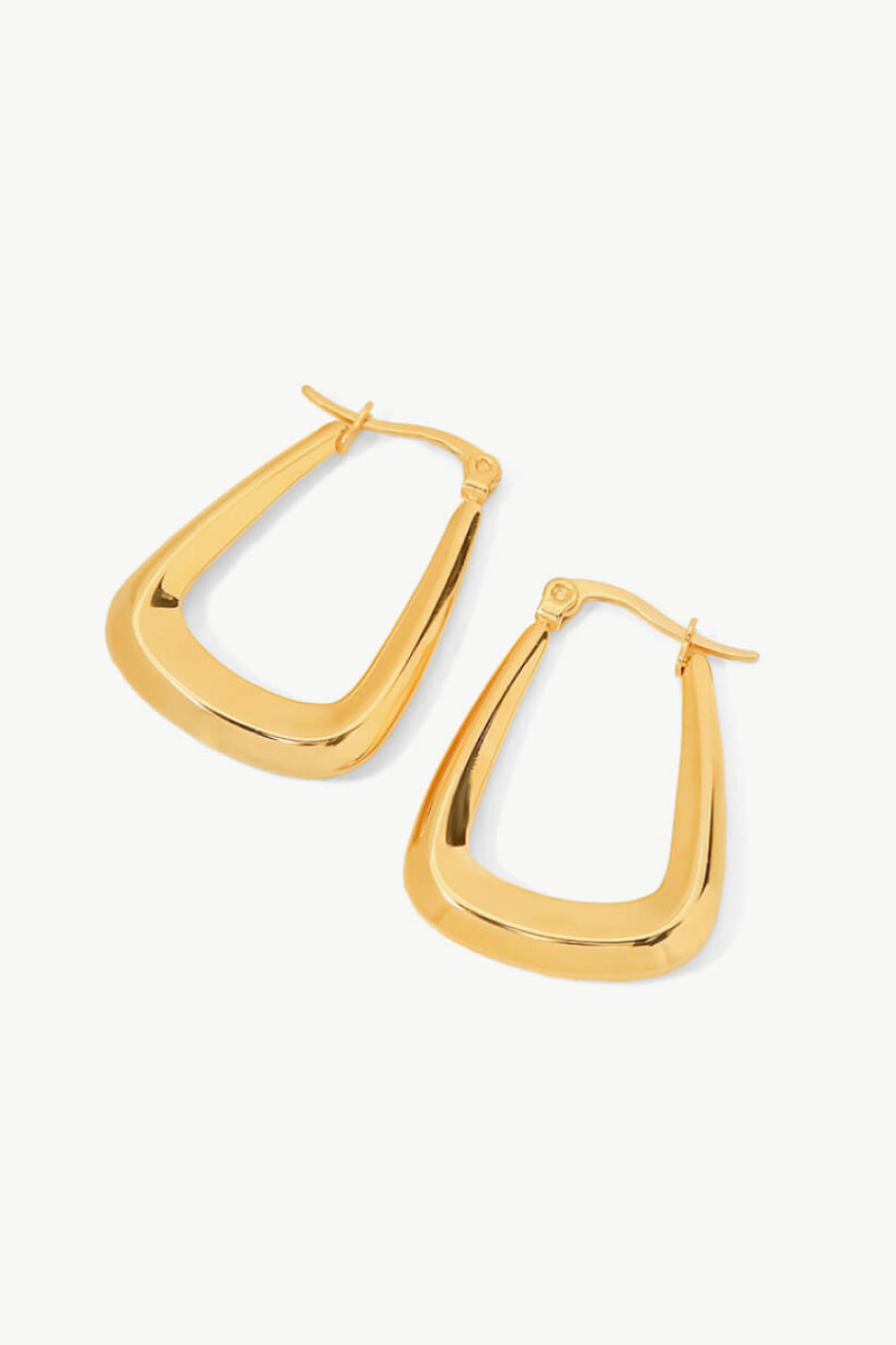 18K Gold-Plated Geometric Earrings - AllIn Computer