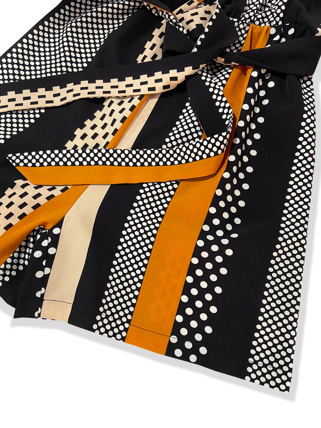Tied Color Block Sleeveless Romper - AllIn Computer