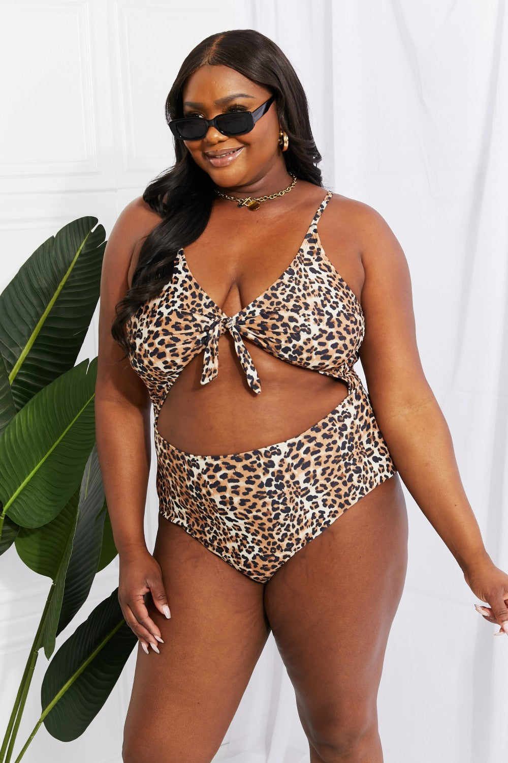 Marina West Swim Lost At Sea Cutout One-Piece Swimsuit - AllIn Computer
