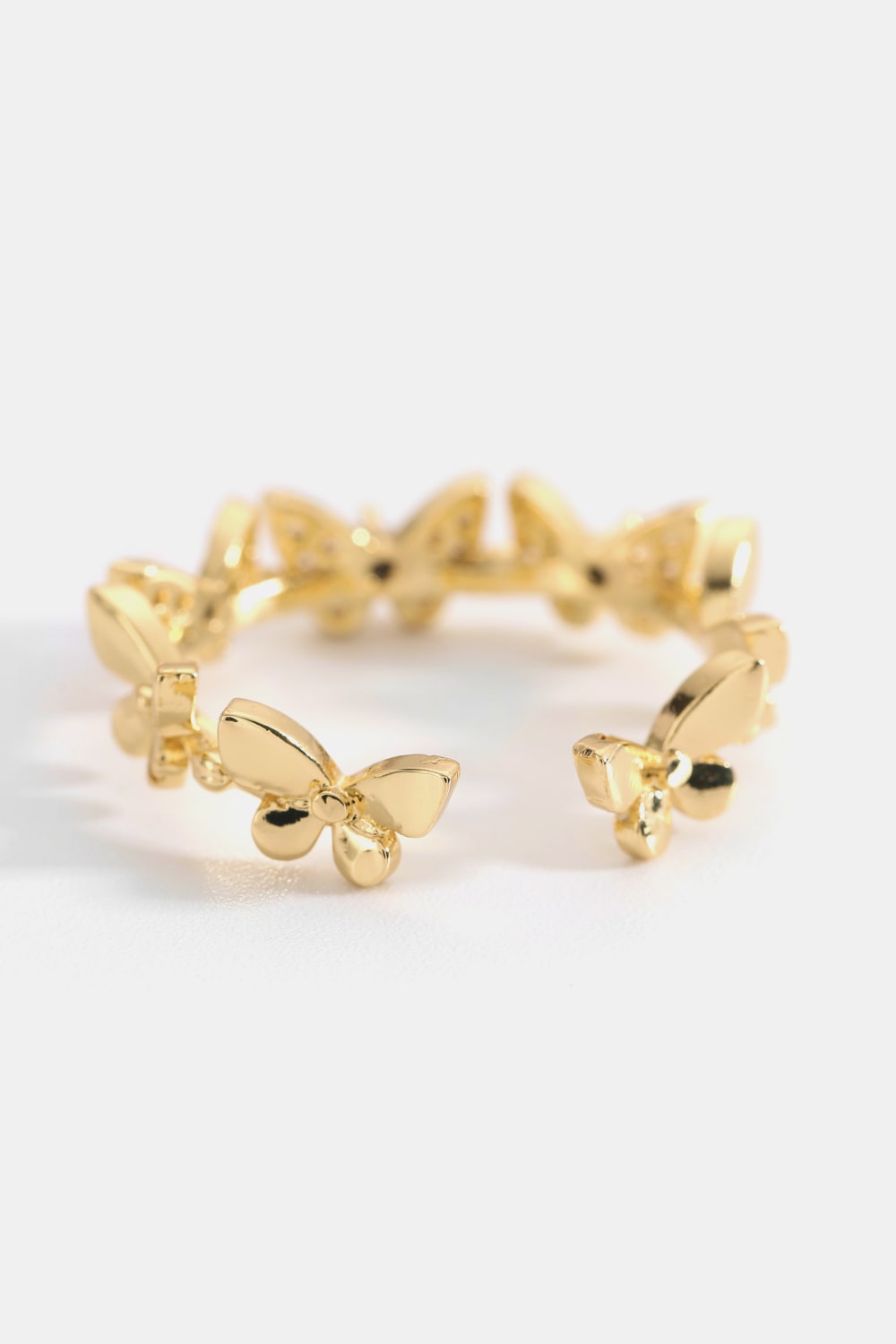 Butterfly Zircon Open Ring - AllIn Computer