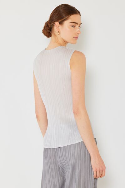 Marina West Swim Pleated Sleeveless Crewneck Tank - AllIn Computer