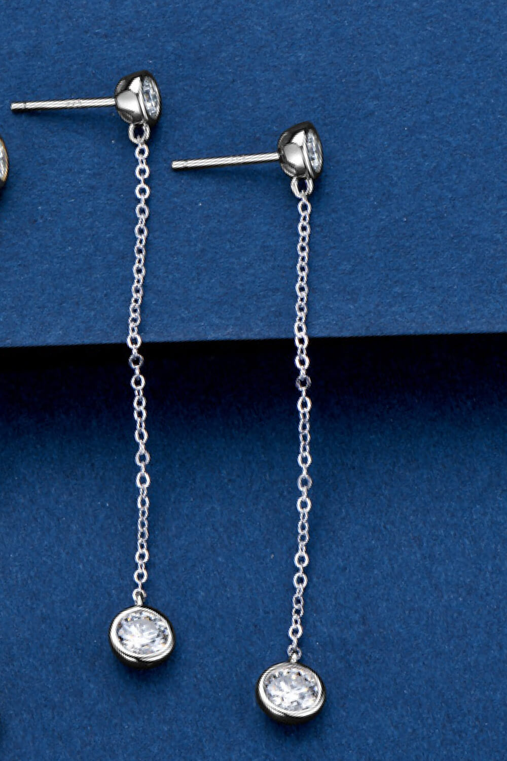 Adored Moissanite Chain Earrings - AllIn Computer