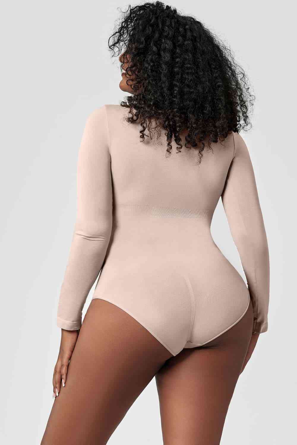 Long Sleeve Shaping Bodysuit - AllIn Computer