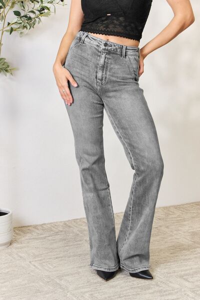 Kancan High Waist Slim Flare Jeans - AllIn Computer