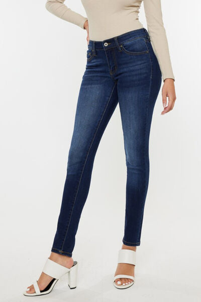 Kancan Mid Rise Gradient Skinny Jeans - AllIn Computer
