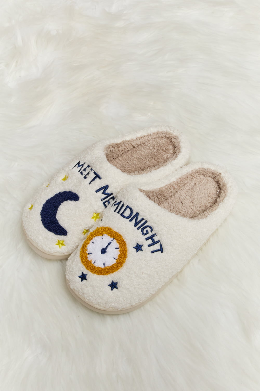 Melody Printed Plush Slide Slippers - AllIn Computer