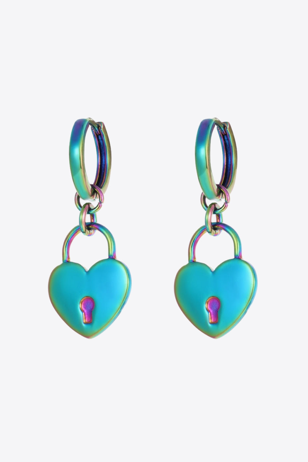5-Pairs Wholesale Multi-Colored Heart Drop Earrings - AllIn Computer