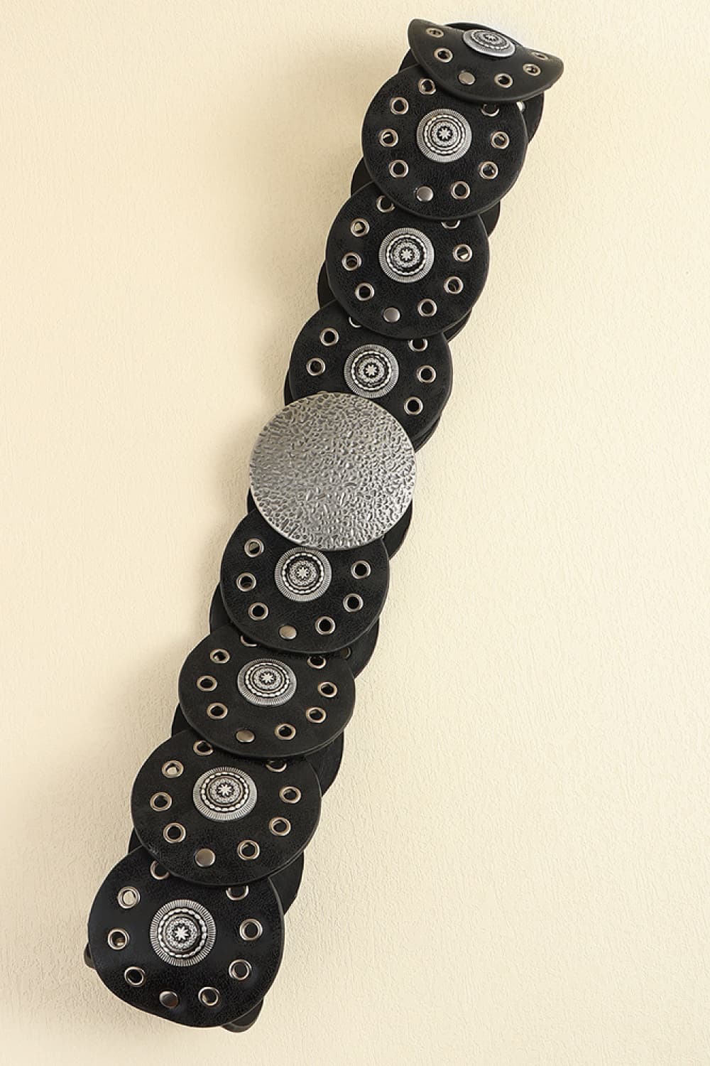 Round Shape PU Leather Belt - AllIn Computer