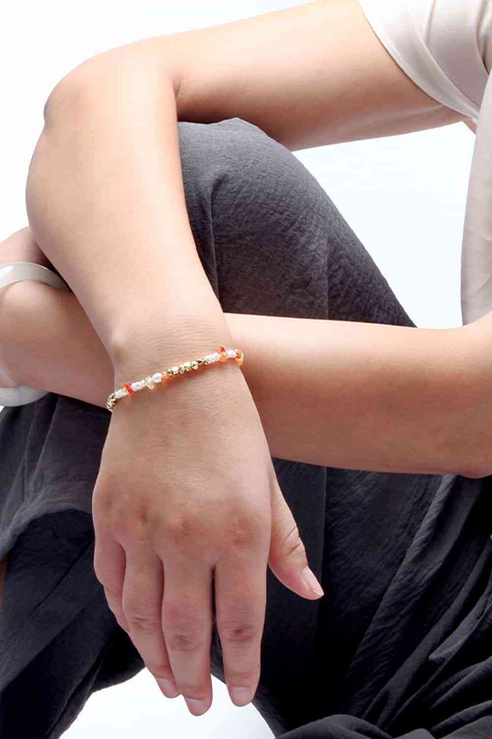 Freshwater Pearl Zinc Alloy Bracelet - AllIn Computer