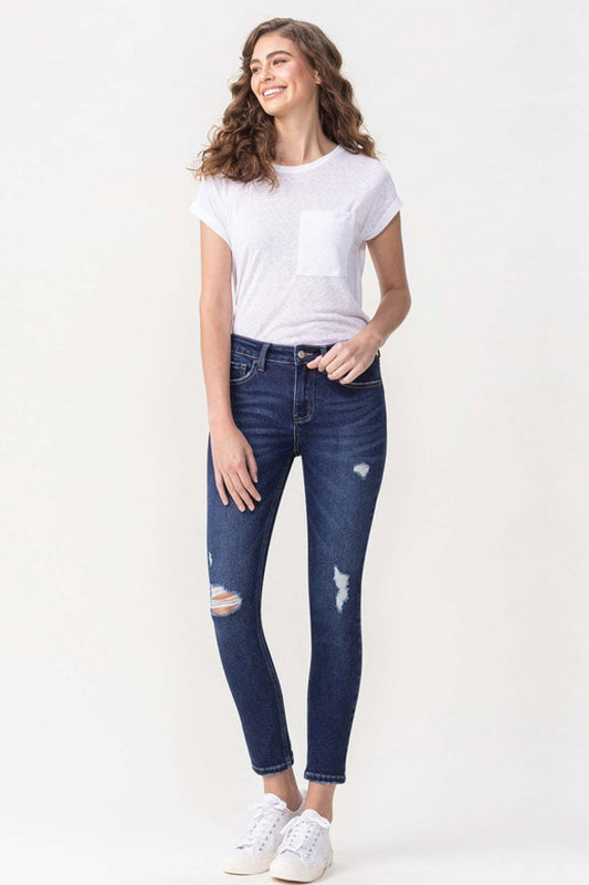 Lovervet Full Size Chelsea Midrise Crop Skinny Jeans - AllIn Computer