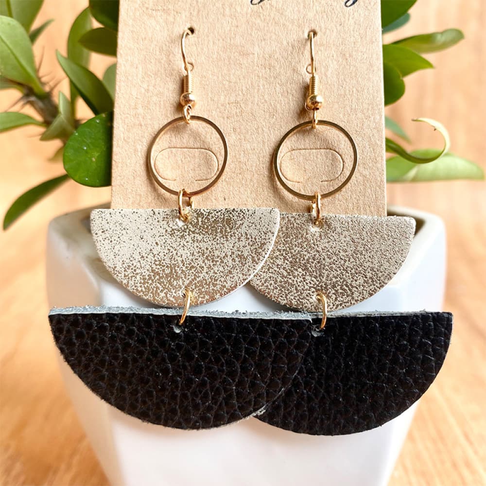 Geometrical Shape Dangle Earrings - AllIn Computer