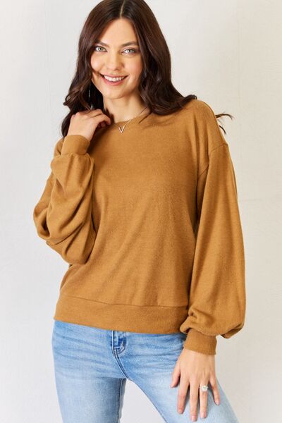HYFVE Round Neck Long Sleeve Top - AllIn Computer