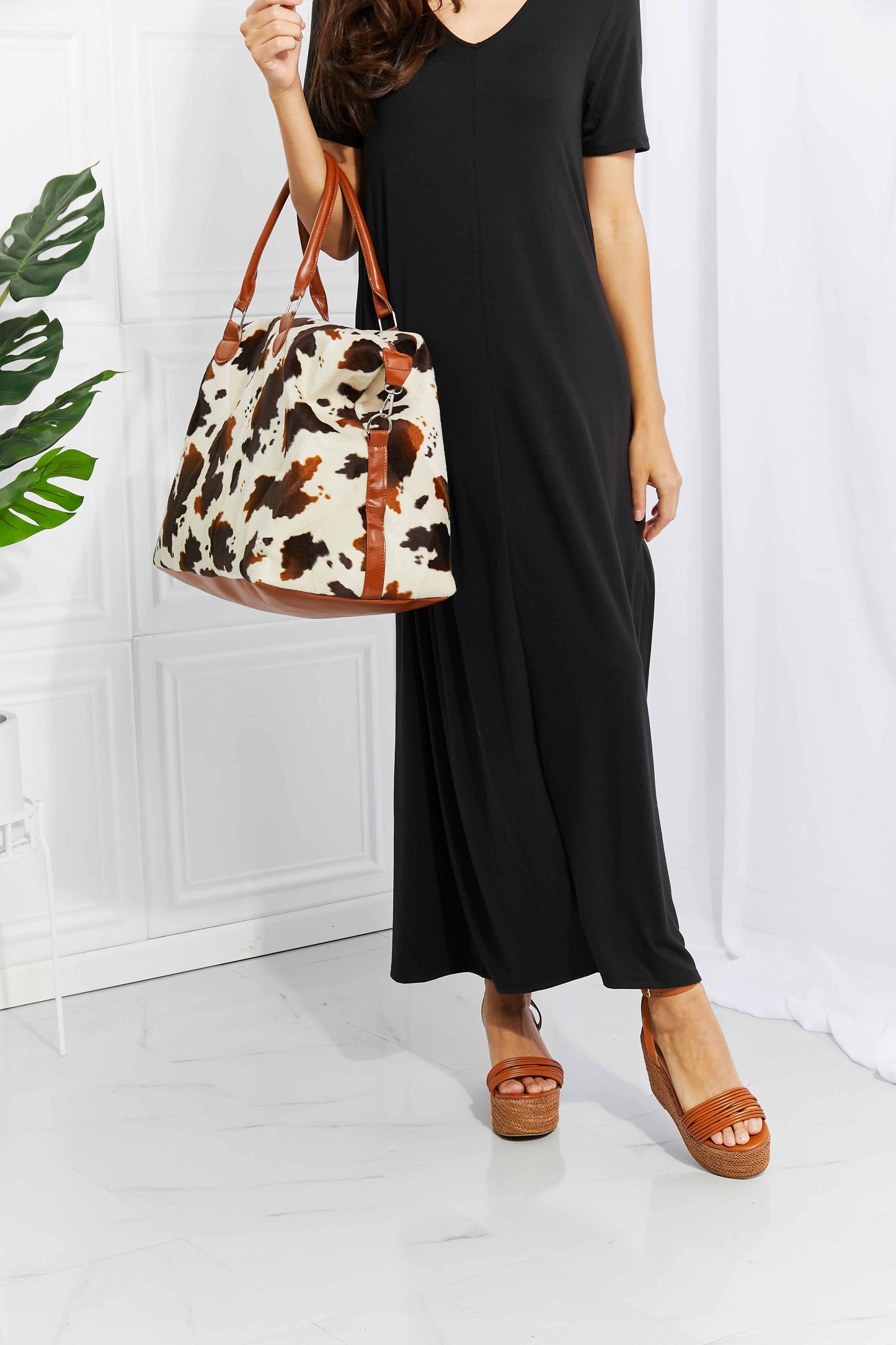 Animal Print Plush Weekender Bag - AllIn Computer