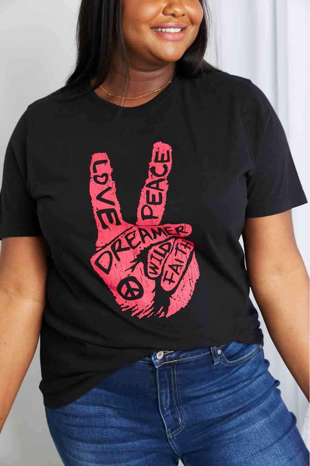 mineB Full Size Graphic Tunic T-Shirt - AllIn Computer