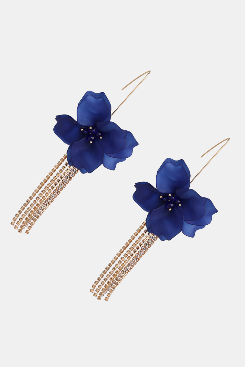 Flower Shape Acrylic Dangle Earrigs - AllIn Computer